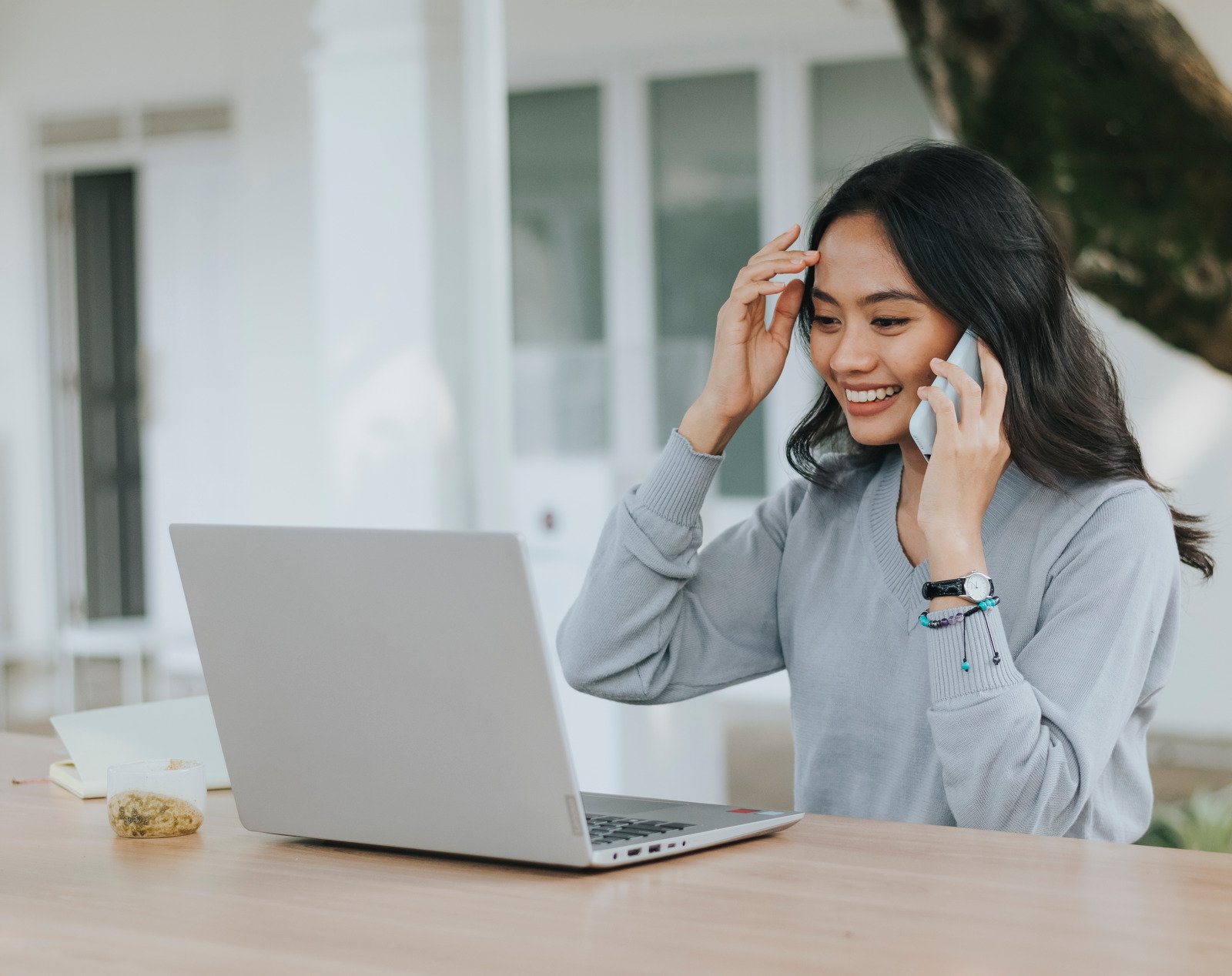 Professional woman working